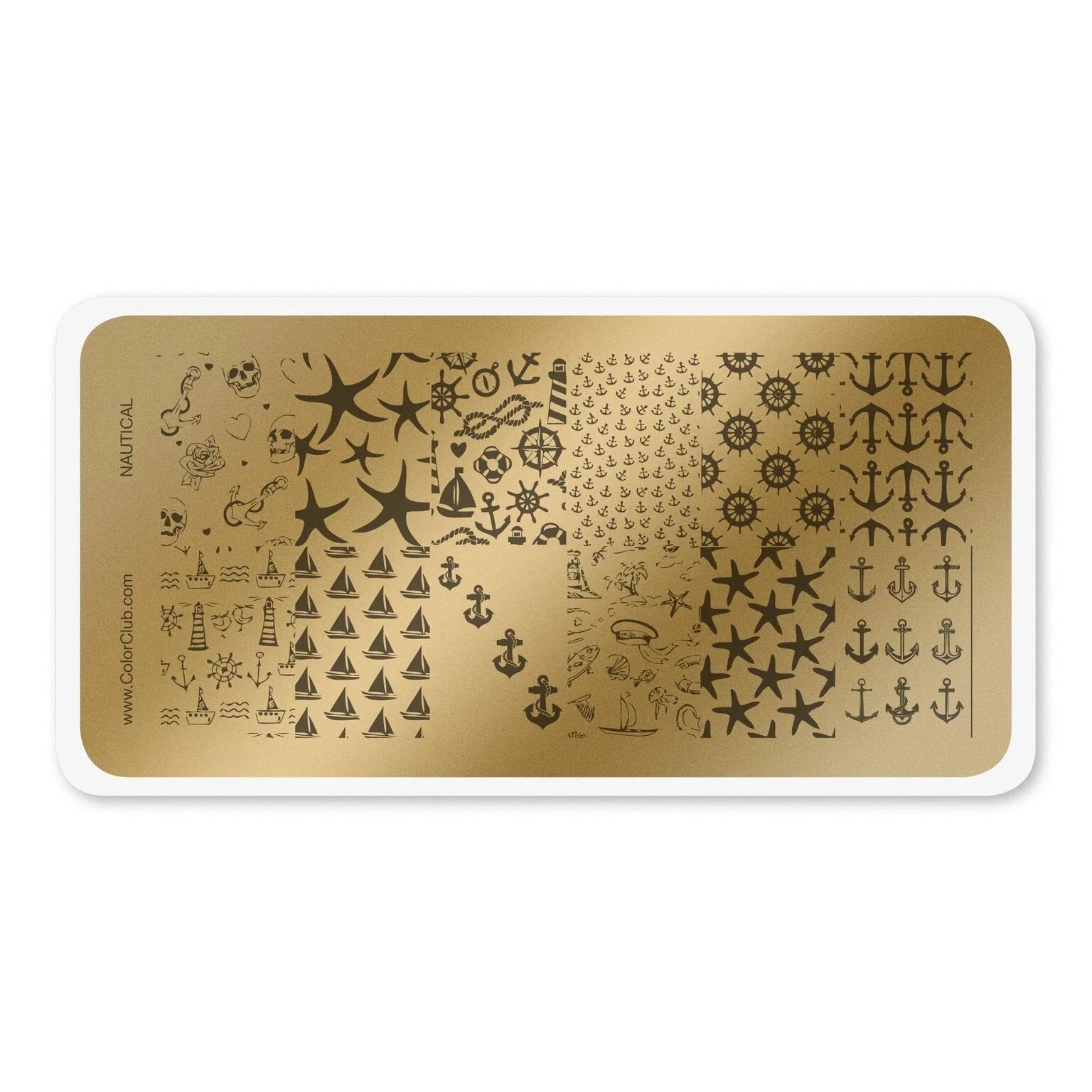 Color Club Nail Art Stamping Plate - Nautical
