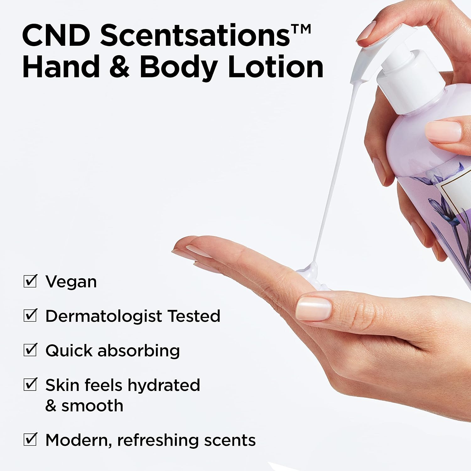 CND Scentsations Hand & Body Lotion Lavender & Jojoba 33 oz
