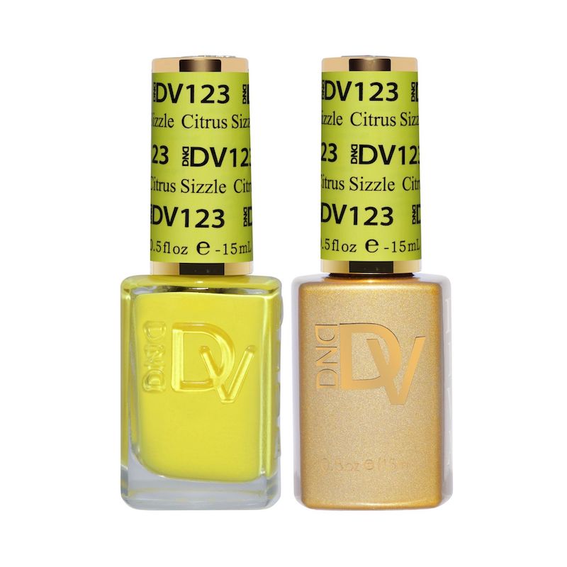 DND Diva Matching Polish Set Gel & Lacquer - #123 Citrus Sizzle
