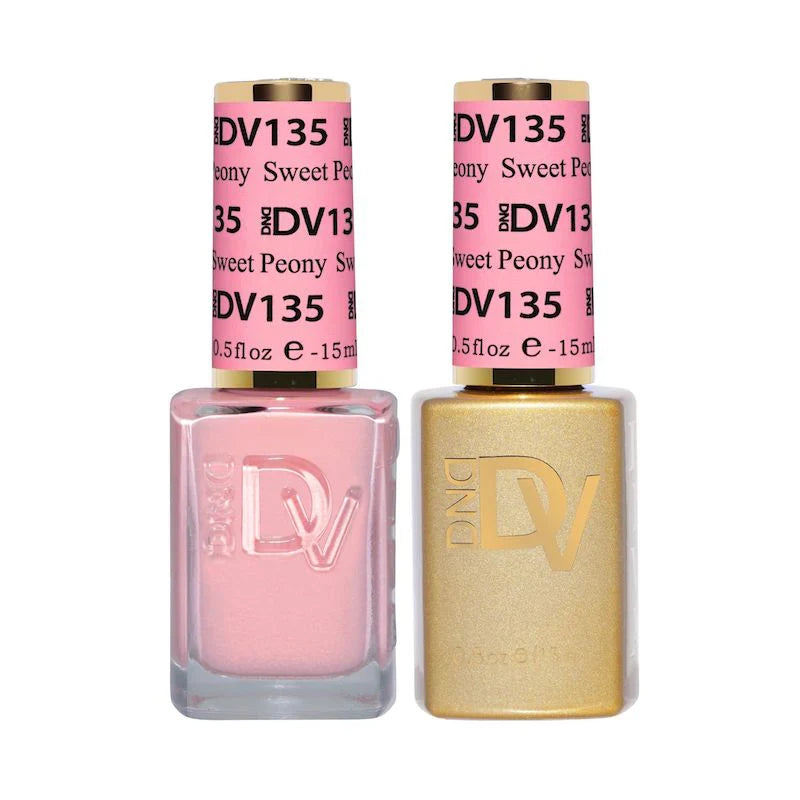 DND Diva Matching Polish Set Gel & Lacquer - #135 Sweet Peony