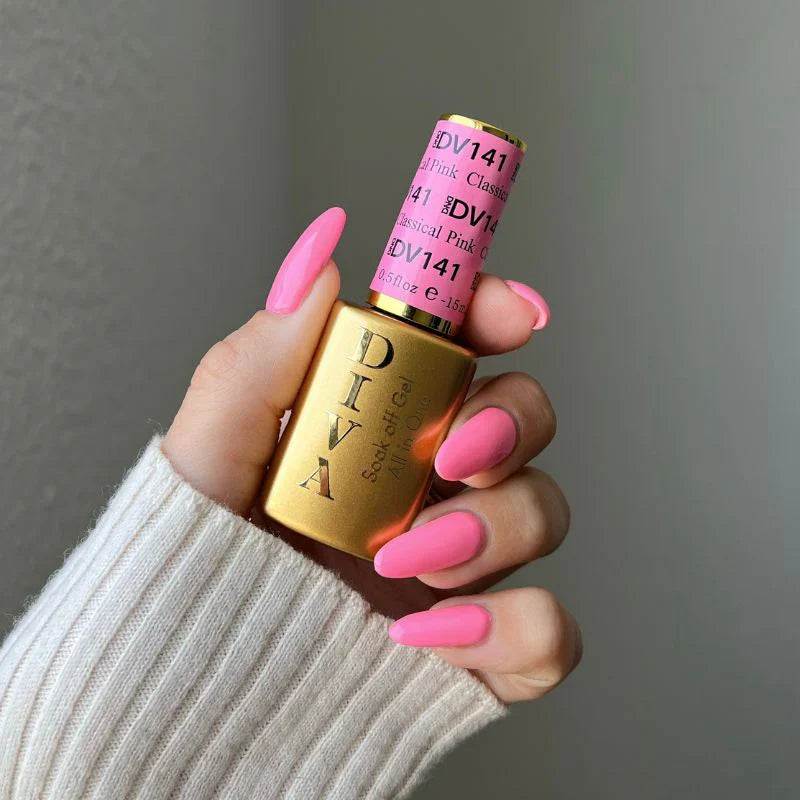DND Diva Matching Polish Set Gel & Lacquer - #141 Classical Pink
