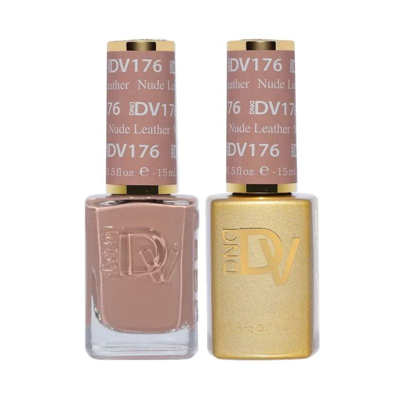 DND Diva Matching Polish Set Gel & Lacquer - #176 Nude Leather