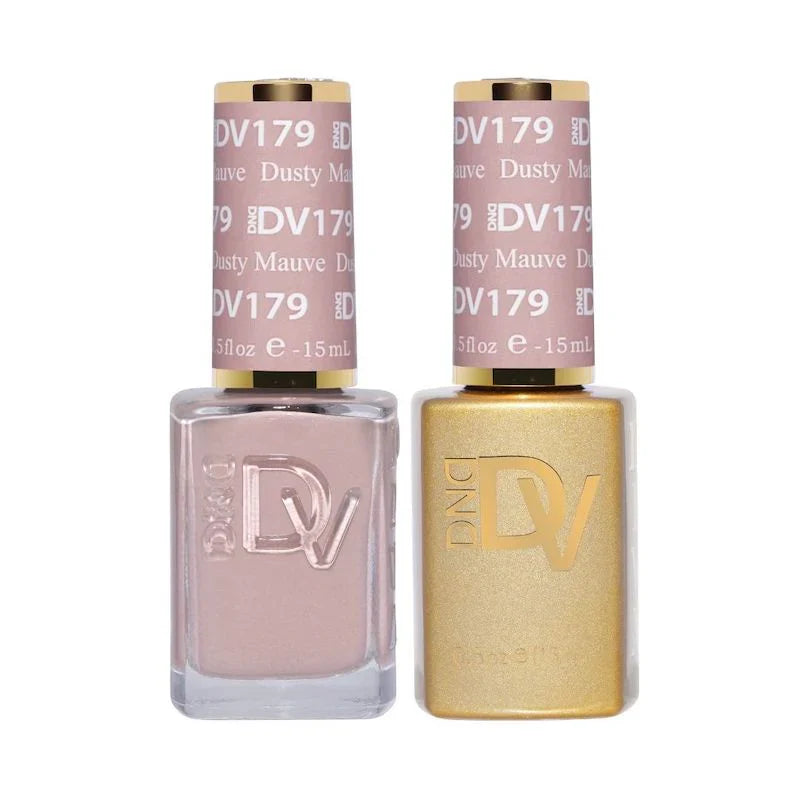 DND Diva Matching Polish Set Gel & Lacquer - #179 Dusty Mauve