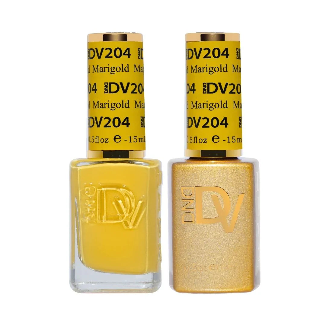 DND Diva Matching Polish Set Gel & Lacquer - #204 Marigold