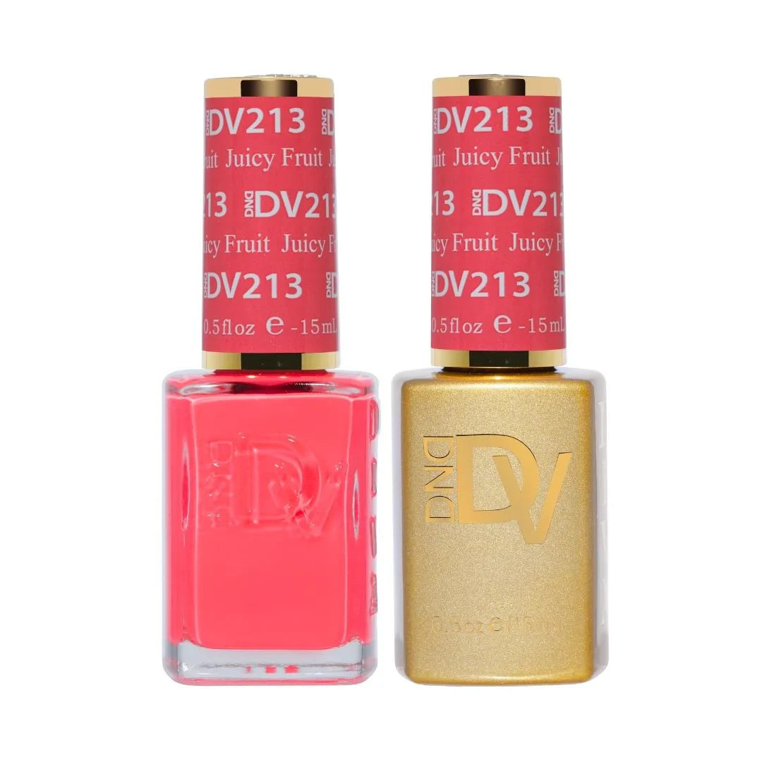 DND Diva Matching Polish Set Gel & Lacquer - #213 Juicy Fruit