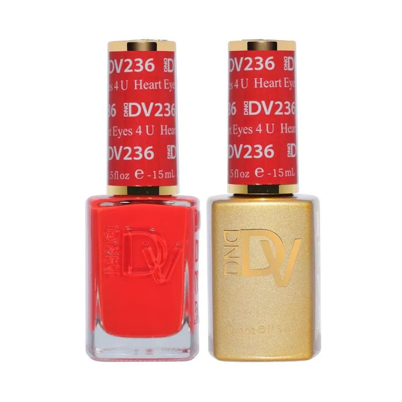 DND Diva Matching Polish Set Gel & Lacquer - #236 Heart Eyes 4 U