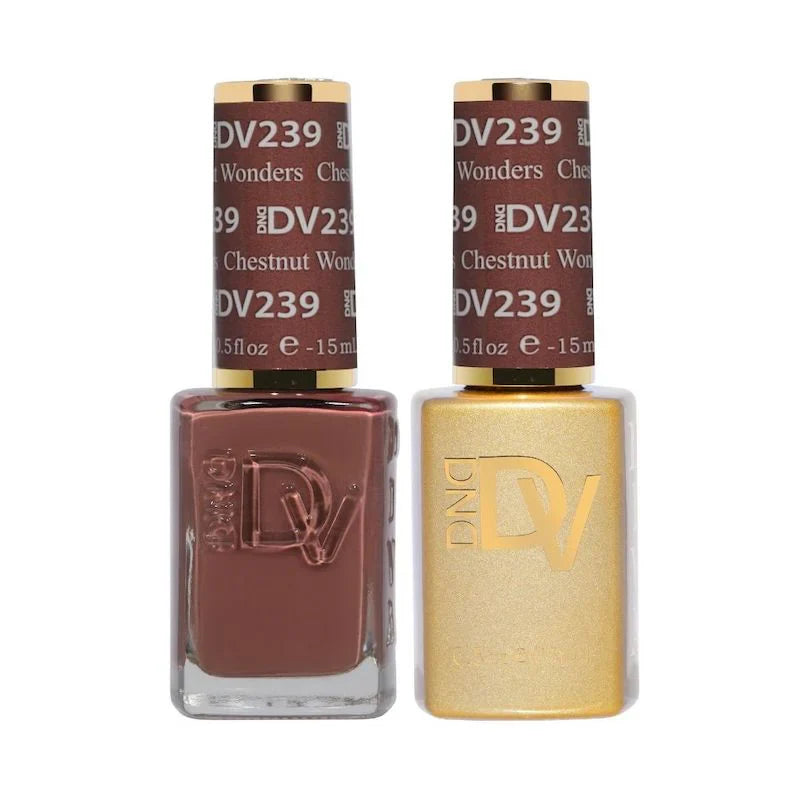 DND Diva Matching Polish Set Gel & Lacquer - #239 Chestnut Wonders