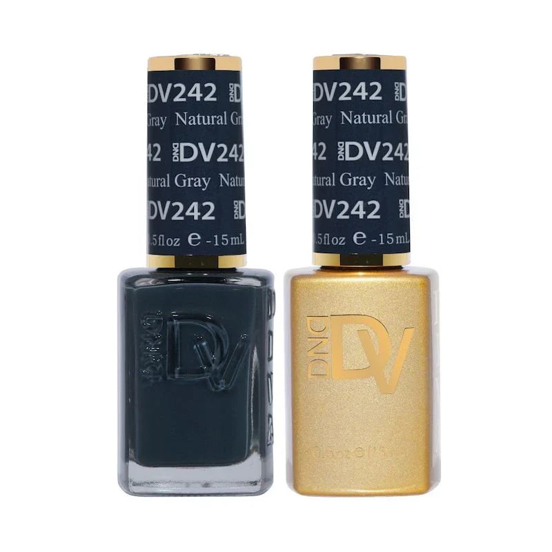 DND Diva Matching Polish Set Gel & Lacquer - #242 Nautical Gray