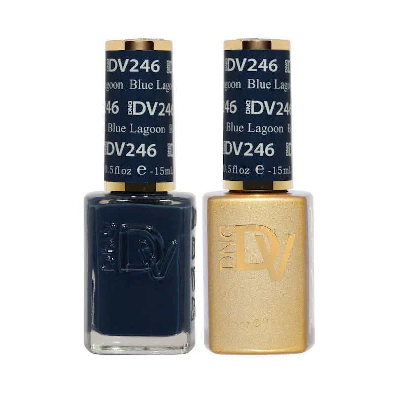DND Diva Matching Polish Set Gel & Lacquer - #246 Blue Lagoon