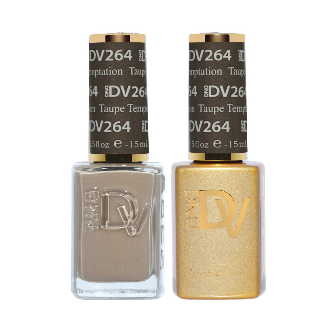 DND Diva Matching Polish Set Gel & Lacquer - #264 Taupe Temptation