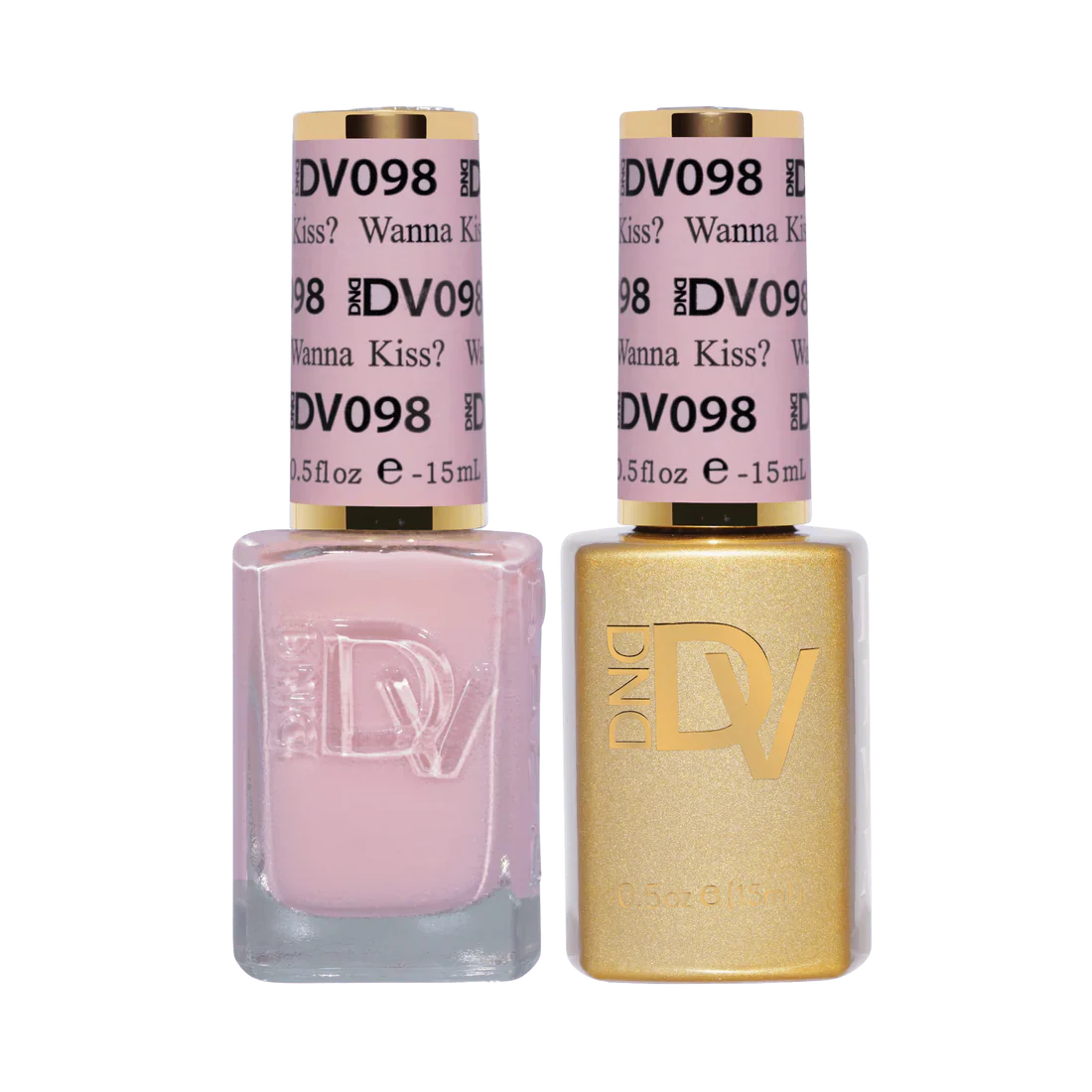 DND Diva Matching Polish Set Gel & Lacquer - #98 Wanna Kiss?