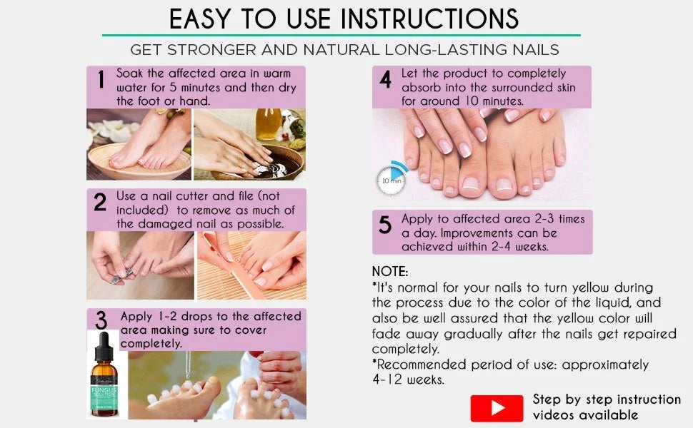 Karlash Finger & Toenail Fungus Solution (Pack of Two) EXTRA STRONG Made in USA