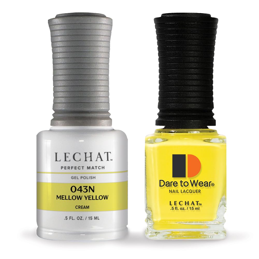 LeChat Perfect Match Soak Off Gel Polish PMS043N Mellow Yellow