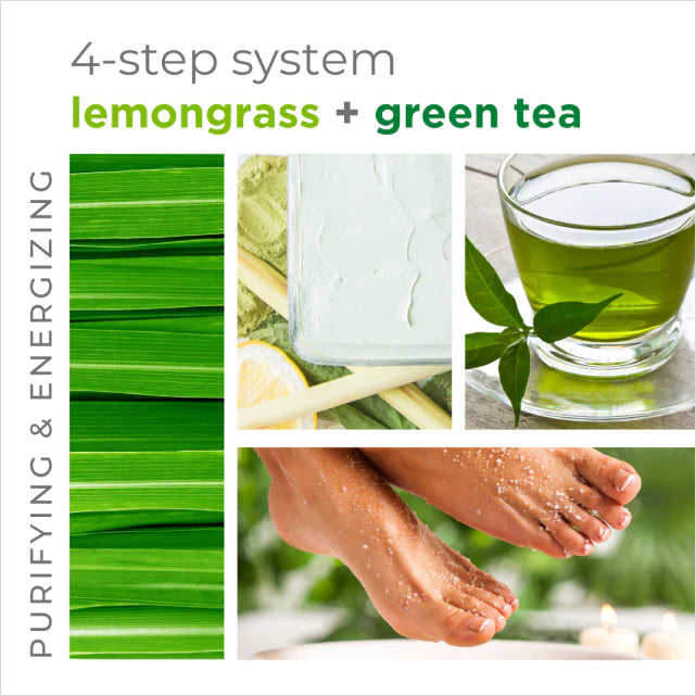 BCL SPA Lemongrass Green Tea Sea Salt 128 oz
