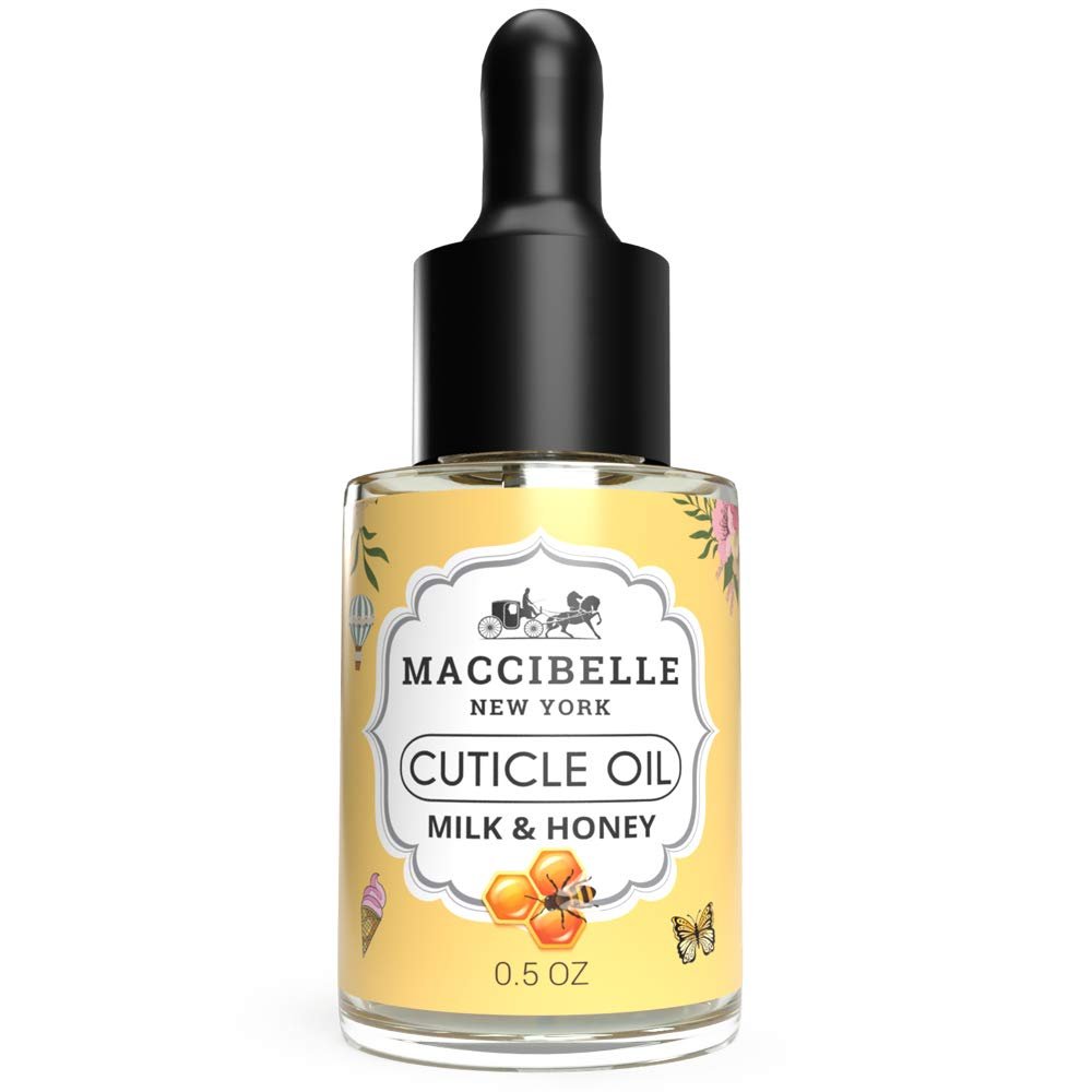 Maccibelle Cuticle Oil Set of 3 Oil Flavors, Help to Heals Dry Cracked Cuticles