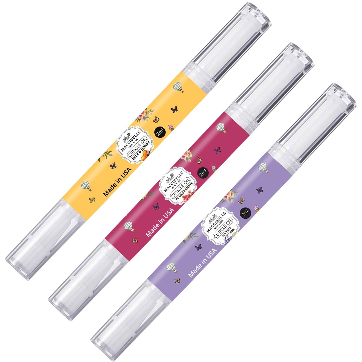 Maccibelle Pure Cuticle & Nail Oil Pen 2ml Heals Dry Cracked Cuticles
