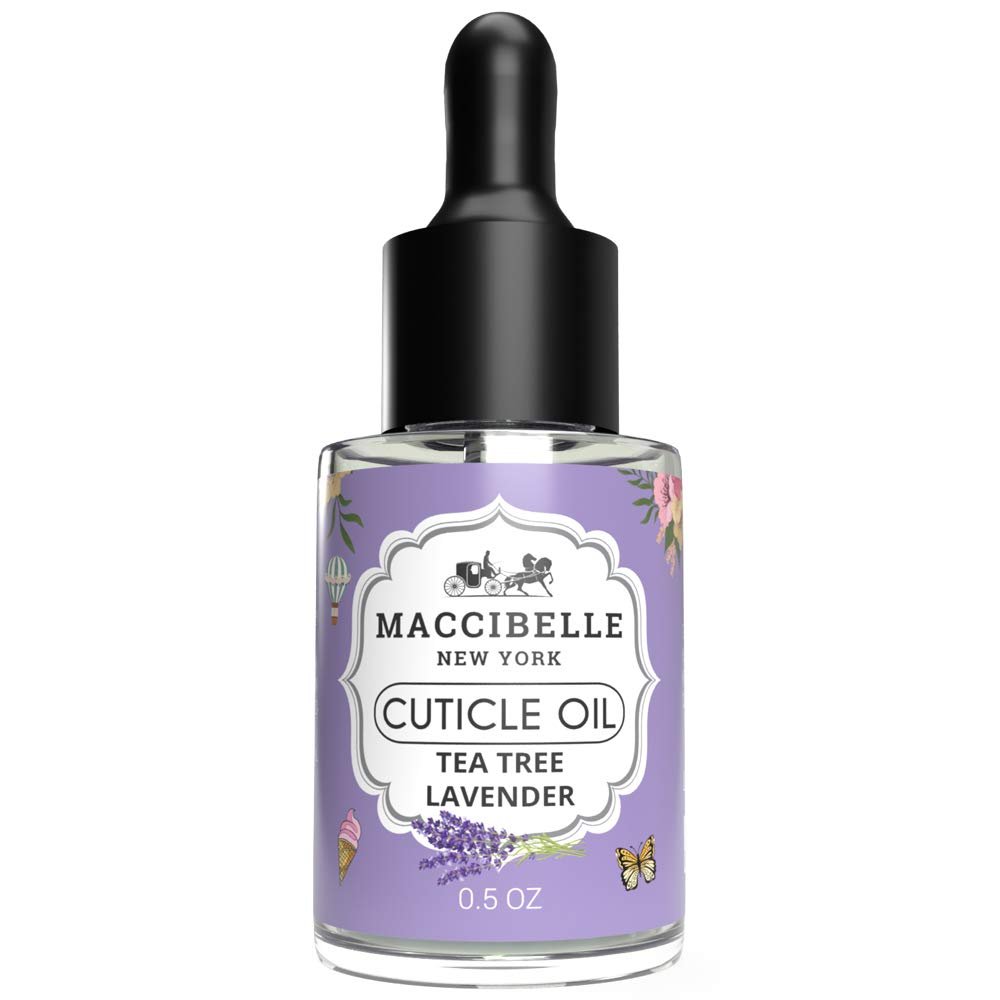 Maccibelle Cuticle Oil 0.5 oz Tea Tree Lavender Heals Dry Cracked Cuticles 3 pcs