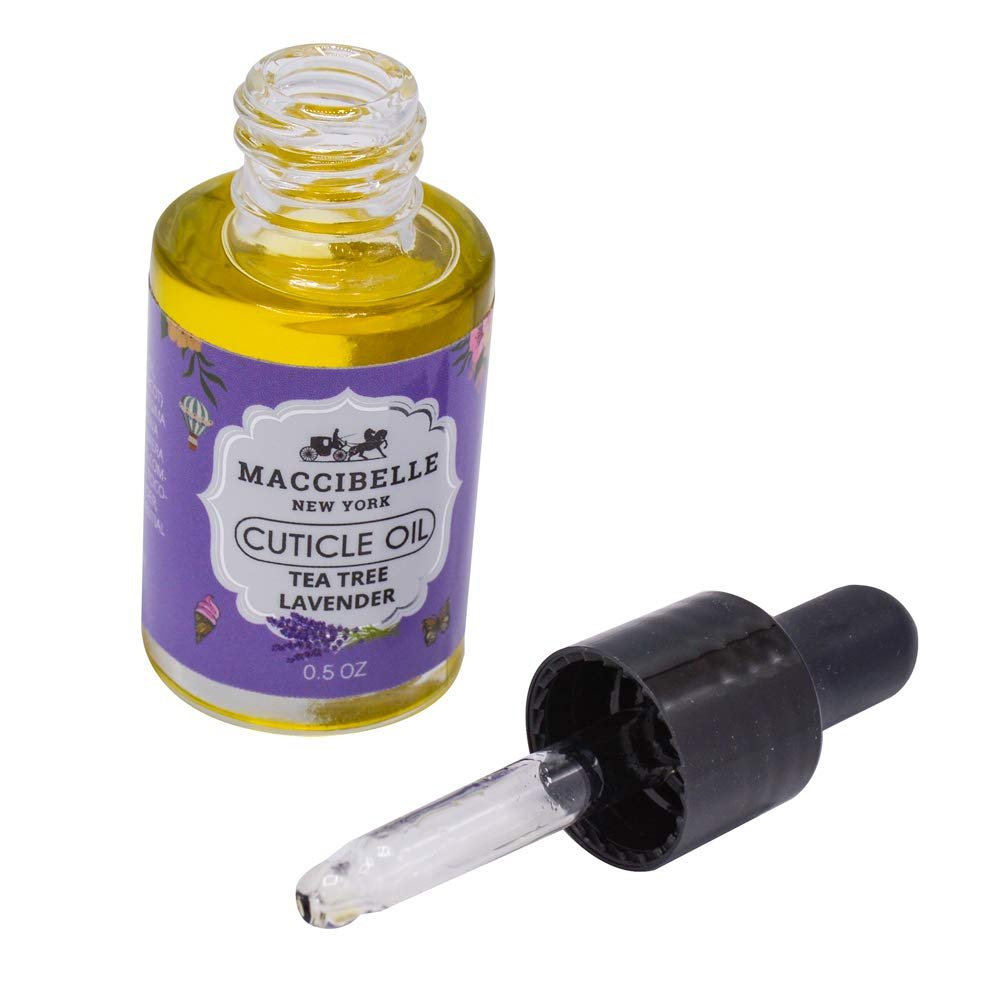 Maccibelle Cuticle Oil 0.5 oz Tea Tree Lavender Heals Dry Cracked Cuticles 3 pcs